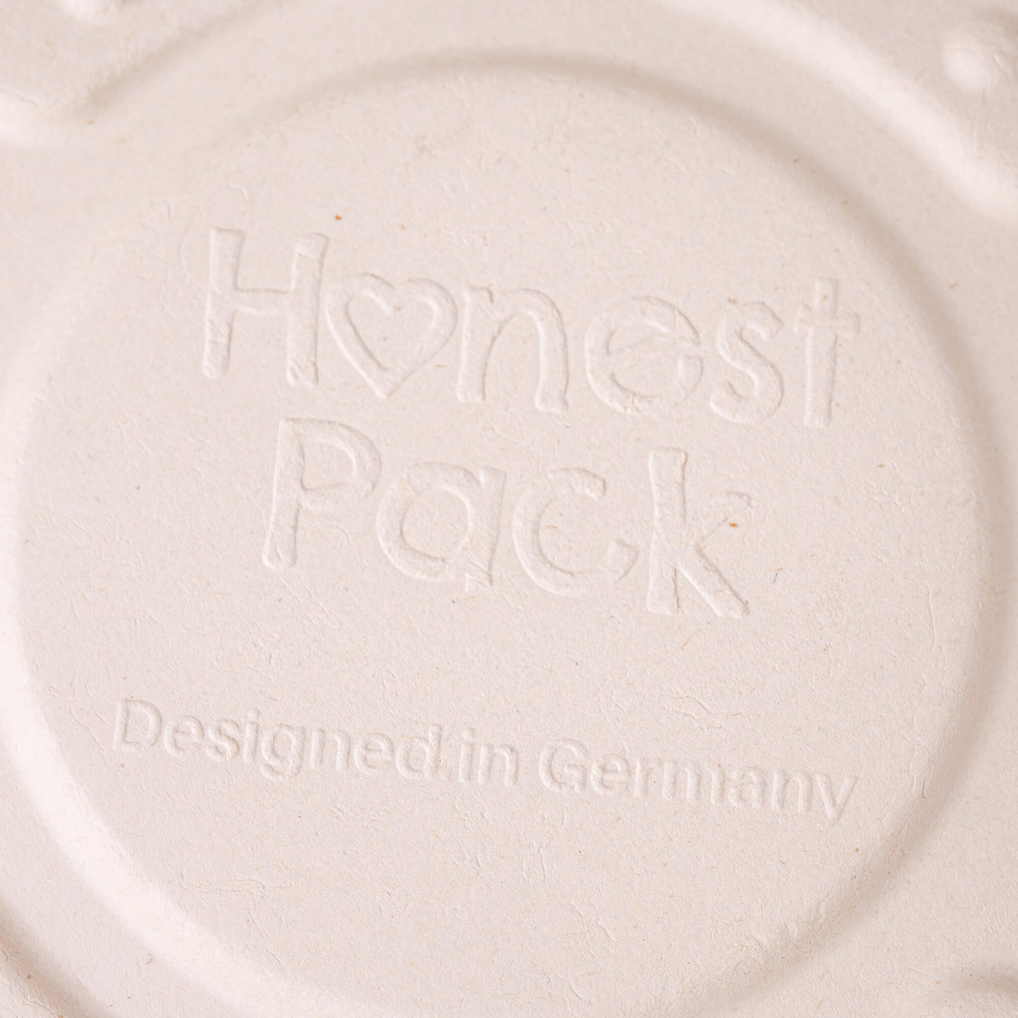 Honest Pack Pizza Box from Sugarcane Fibre, 33 x 3 cm, Beige